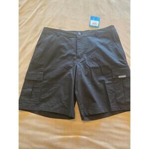 Columbia Mens NWT Black Regular Fit Rapid Rivers Cargo Short (34)